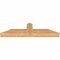 Ekena Millwork Portland Smooth Timber Gable Bracket, Western Red Cedar, 36"W x 9"H x 3 1/2"D x 3 1/2"F, 6/12 Pitch GBW036X09X0404POR00SWR - alternate 2